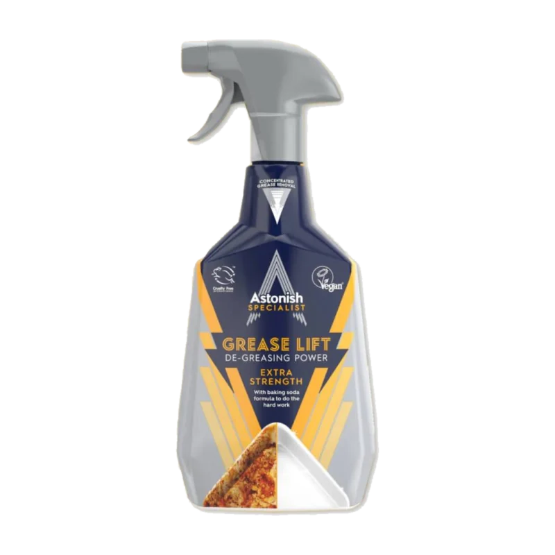 Спеціалізований очищувач від жиру, бруду та пригорілої їжі, Astonish Grease Lift, 750 мл 